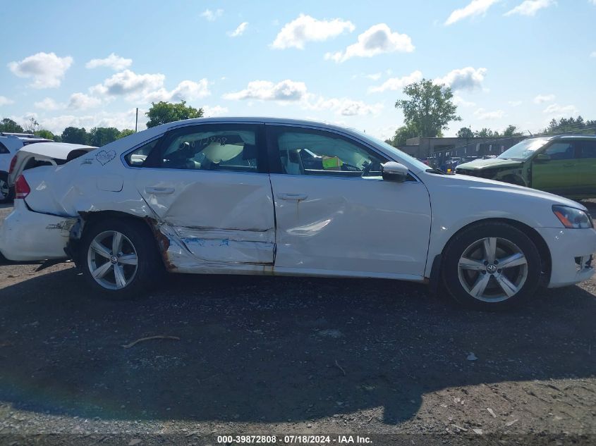 2012 Volkswagen Passat Se VIN: 1VWBP7A38CC045242 Lot: 39872808