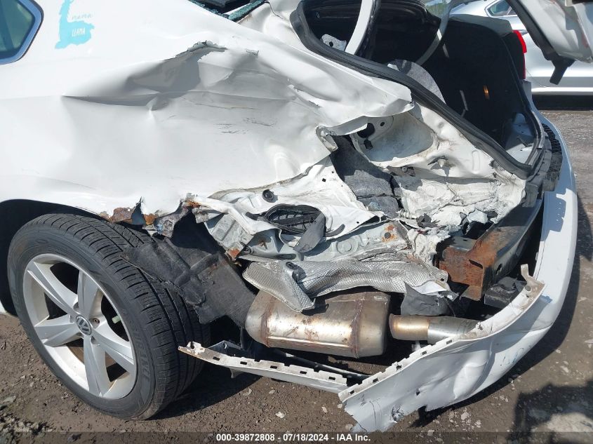 2012 Volkswagen Passat Se VIN: 1VWBP7A38CC045242 Lot: 39872808