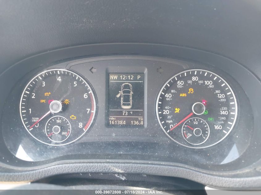 2012 Volkswagen Passat Se VIN: 1VWBP7A38CC045242 Lot: 39872808