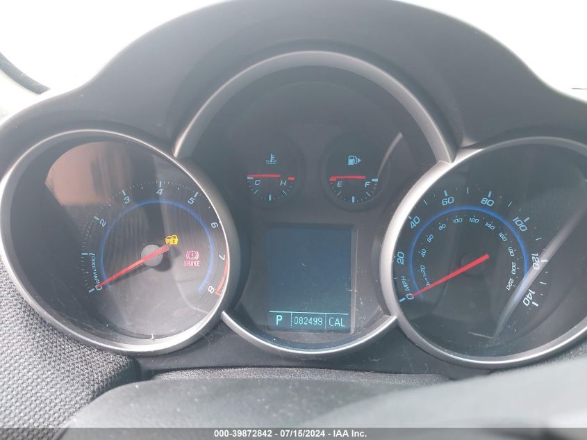 2011 Chevrolet Cruze 1Lt VIN: 1G1PF5S92B7126014 Lot: 39872842