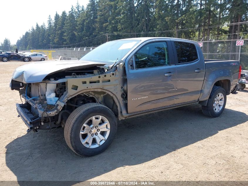 2021 Chevrolet Colorado 4Wd Short Box Lt VIN: 1GCGTCEN3M1189559 Lot: 39872846