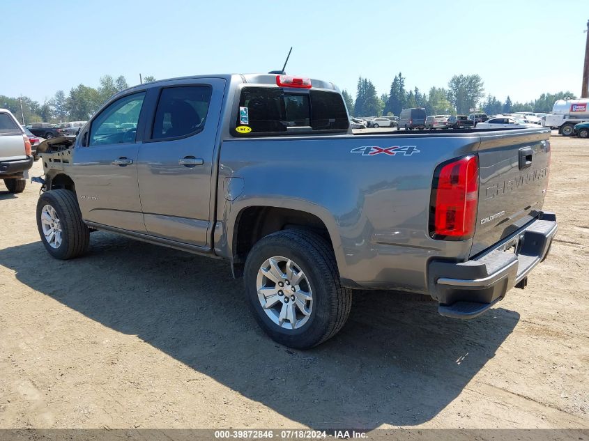 2021 Chevrolet Colorado 4Wd Short Box Lt VIN: 1GCGTCEN3M1189559 Lot: 39872846