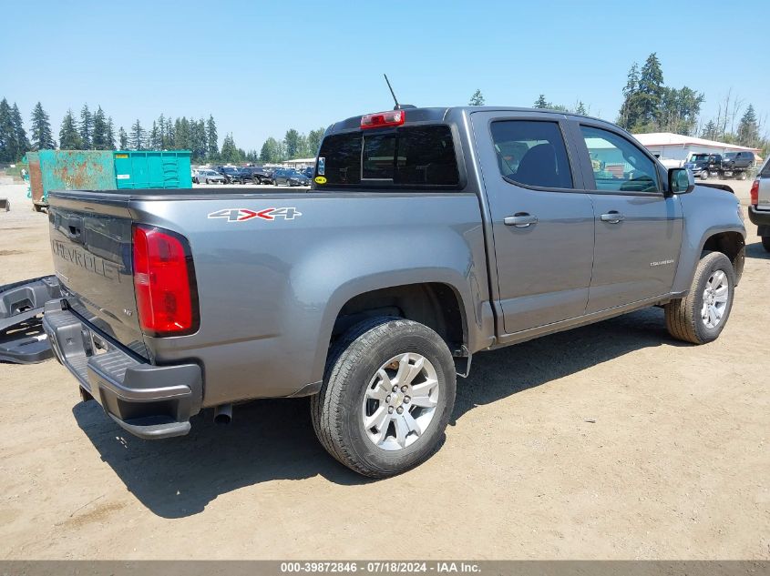 2021 Chevrolet Colorado 4Wd Short Box Lt VIN: 1GCGTCEN3M1189559 Lot: 39872846