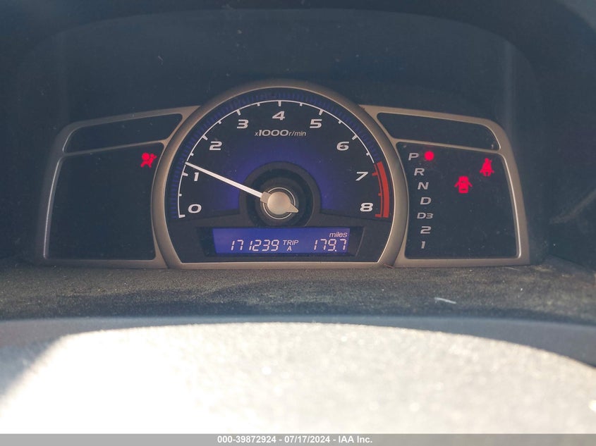 2009 Honda Civic Lx-S VIN: 2HGFA16649H527705 Lot: 39872924