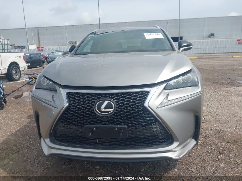 2016 Lexus Nx 200T F Sport VIN: JTJYARBZ2G2025798 Lot: 39872995