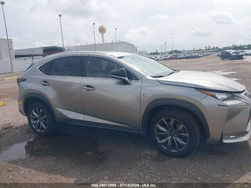 2016 Lexus Nx 200T F Sport VIN: JTJYARBZ2G2025798 Lot: 39872995