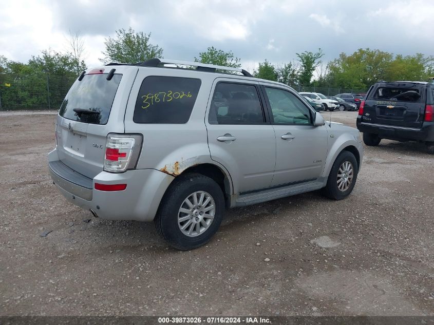2008 Mercury Mariner Premier VIN: 4M2CU97188KJ47892 Lot: 39873026