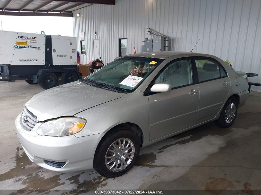 2003 Toyota Corolla Le VIN: JTDBR32E930029557 Lot: 39873042