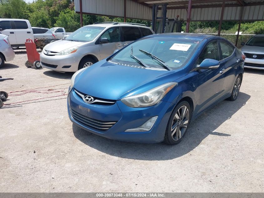 2014 Hyundai Elantra Limited VIN: KMHDH4AE9EU120869 Lot: 39873048