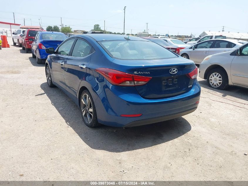 2014 Hyundai Elantra Limited VIN: KMHDH4AE9EU120869 Lot: 39873048