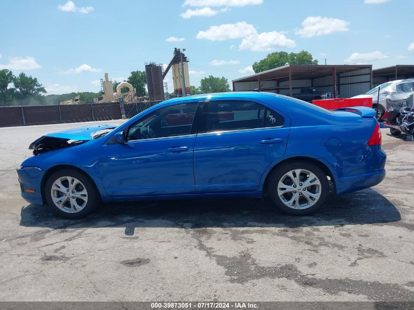 2012 Ford Fusion Se VIN: 3FAHP0HA5CR186818 Lot: 39873051