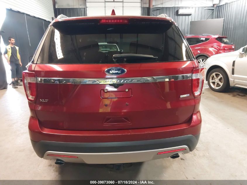 2017 Ford Explorer Xlt VIN: 1FM5K8DH3HGB75680 Lot: 39873060