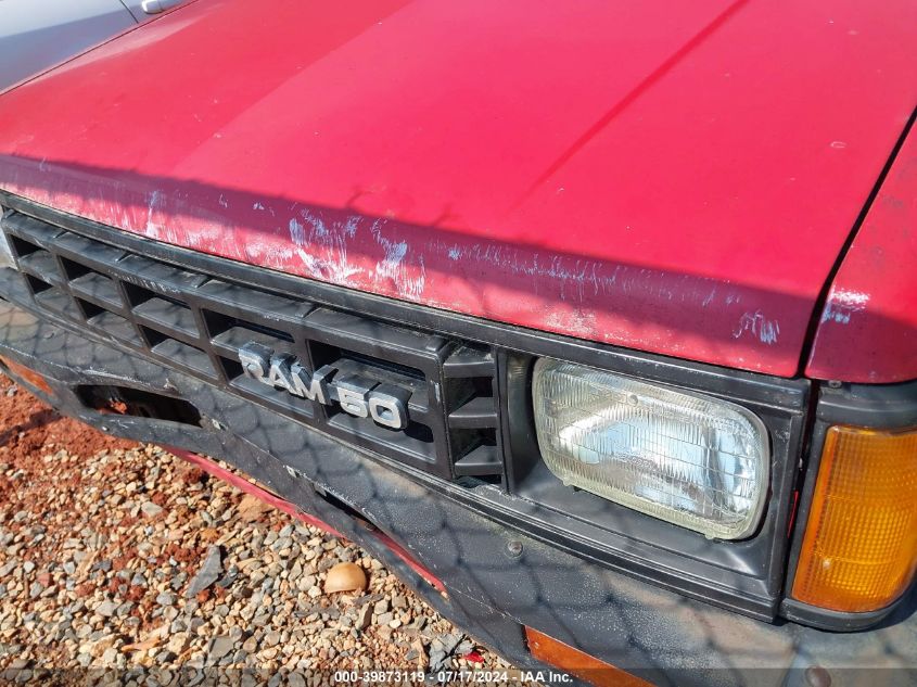 1989 Dodge Ram 50 VIN: JB7FL24DXKP007218 Lot: 39873119