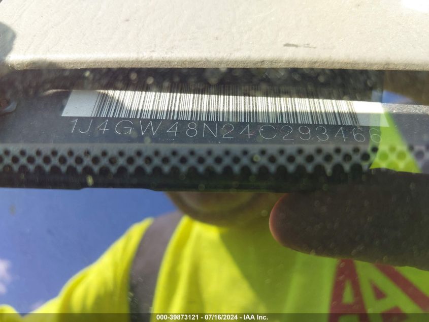 2004 Jeep Grand Cherokee Laredo VIN: 1J4GW48N24C293466 Lot: 39873121