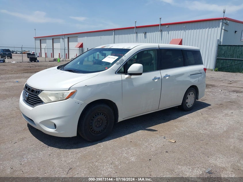 2012 Nissan Quest S VIN: JN8AE2KP1C9031337 Lot: 39873144