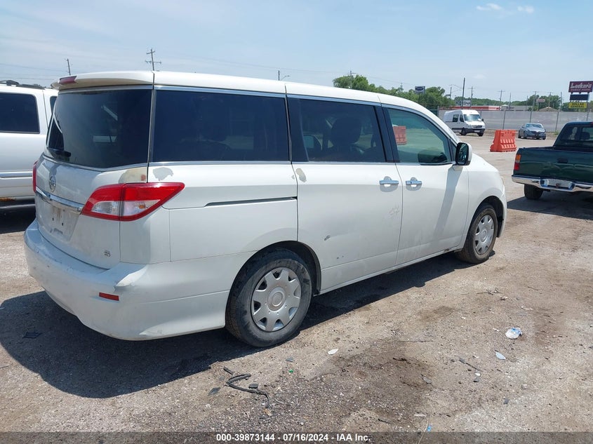2012 Nissan Quest S VIN: JN8AE2KP1C9031337 Lot: 39873144