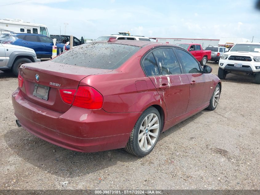 2011 BMW 328I VIN: WBAPH5G57BNM79896 Lot: 39873181