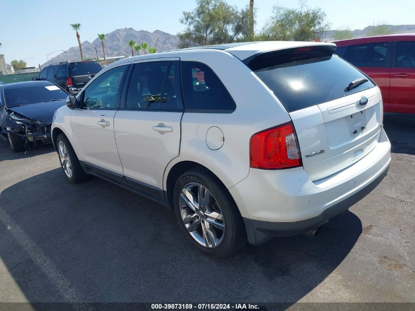 2013 Ford Edge Sel VIN: 2FMDK3J99DBA40765 Lot: 39873189