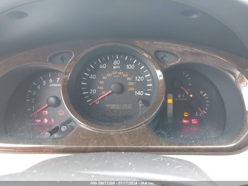 2003 Toyota Highlander Limited V6 VIN: JTEGF21A730093907 Lot: 39873208