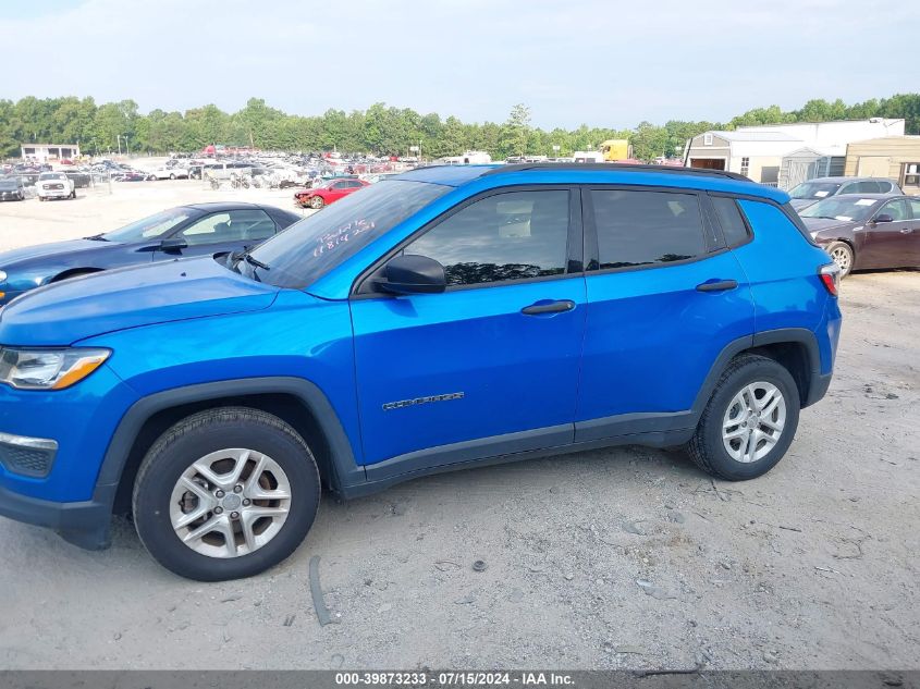 2018 Jeep Compass Sport Fwd VIN: 3C4NJCAB1JT215105 Lot: 39873233