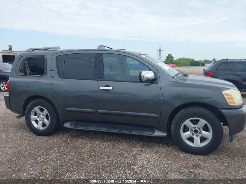 2004 Nissan Pathfinder Armada Le VIN: 5N1AA08A34N724526 Lot: 39873240