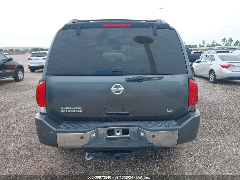 2004 Nissan Pathfinder Armada Le VIN: 5N1AA08A34N724526 Lot: 39873240