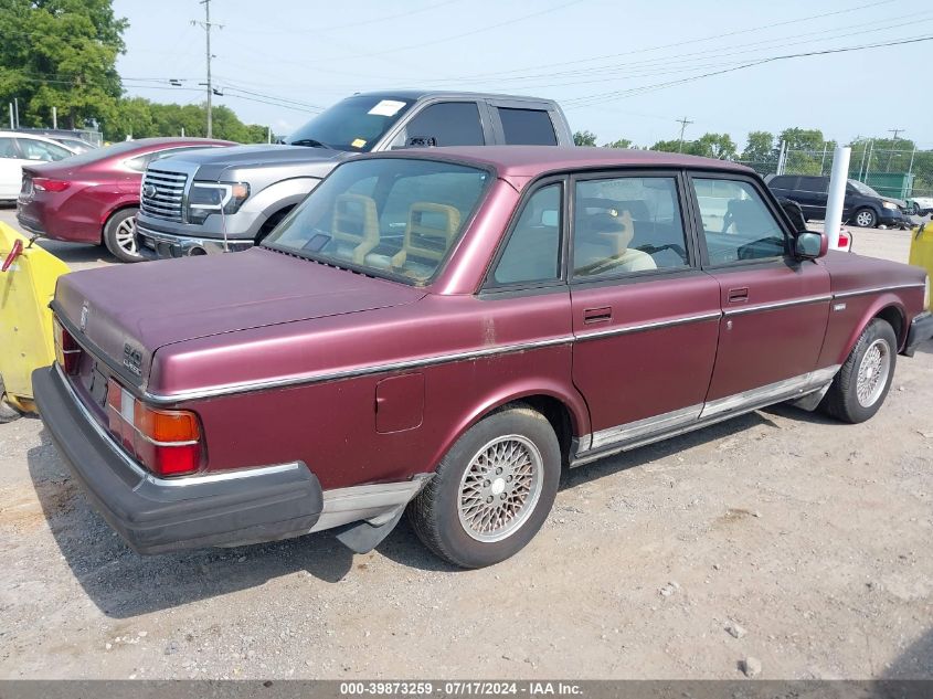 1993 Volvo 240 VIN: YV1AS8801P1489086 Lot: 39873259