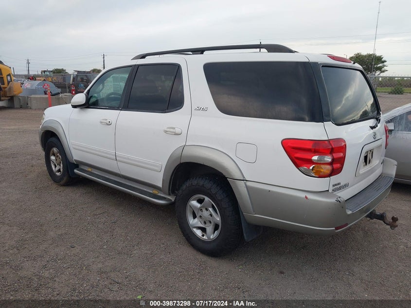 2002 Toyota Sequoia Sr5 V8 VIN: 5TDZT34A82S137108 Lot: 39873298