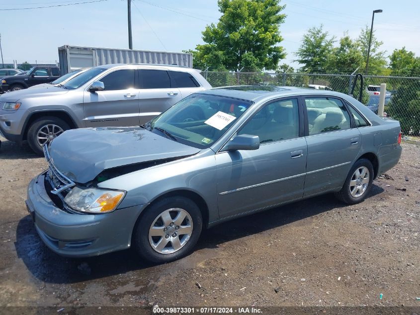 2003 Toyota Avalon Xl VIN: 4T1BF28BX3U298896 Lot: 39873301