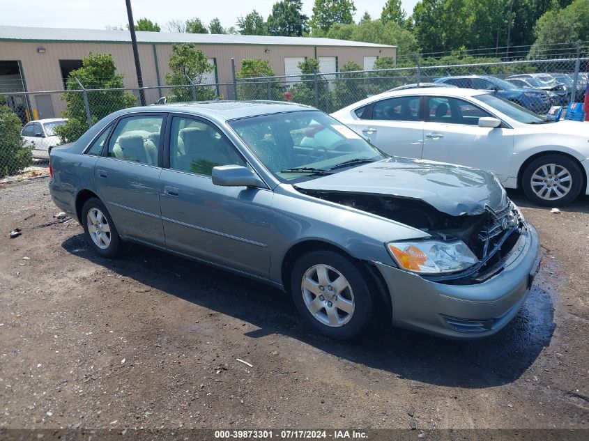 2003 Toyota Avalon Xl VIN: 4T1BF28BX3U298896 Lot: 39873301