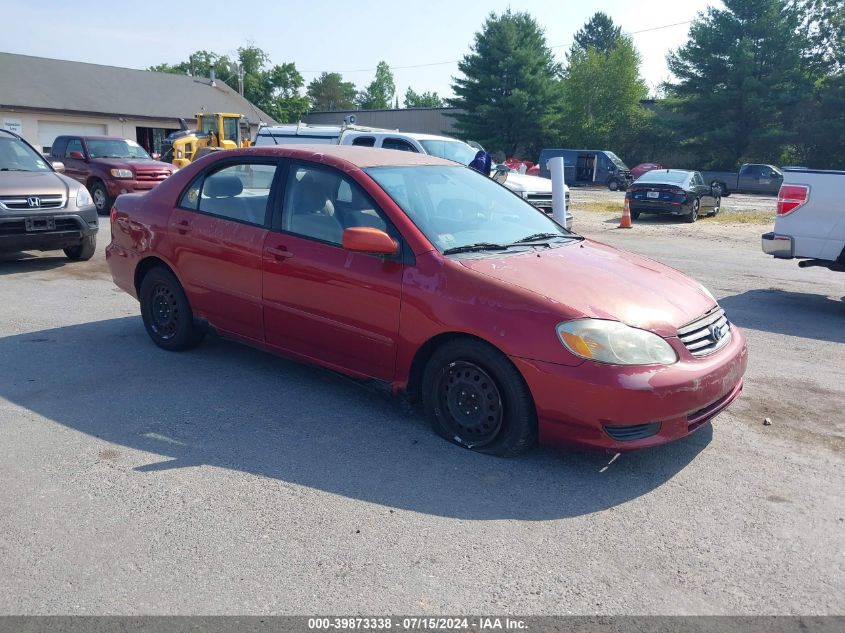 2003 Toyota Corolla Le VIN: JTDBR38E030042382 Lot: 39873338