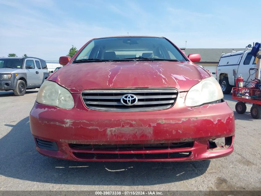 2003 Toyota Corolla Le VIN: JTDBR38E030042382 Lot: 39873338