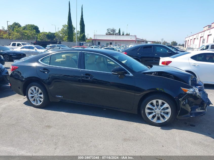 2015 Lexus Es 300H VIN: JTHBW1GG2F2092630 Lot: 39873348