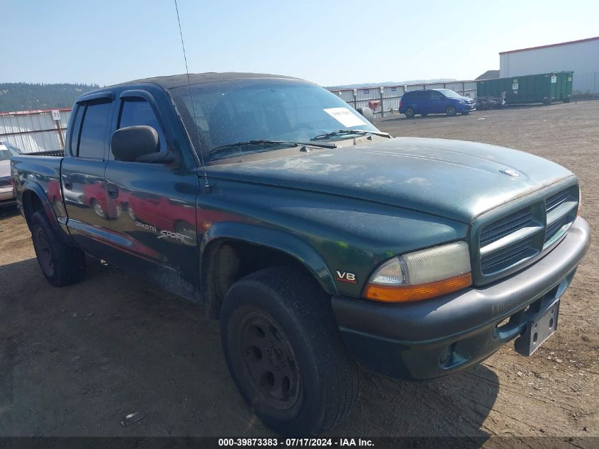 2000 Dodge Dakota Slt/Sport VIN: 1B7GG2AN5YS666111 Lot: 39873383