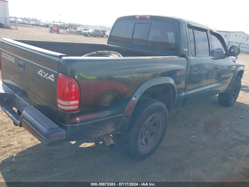 2000 Dodge Dakota Slt/Sport VIN: 1B7GG2AN5YS666111 Lot: 39873383