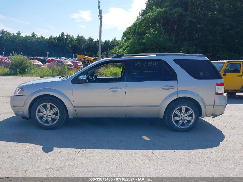2008 Ford Taurus X Limited VIN: 1FMDK06W78GA23121 Lot: 39873435