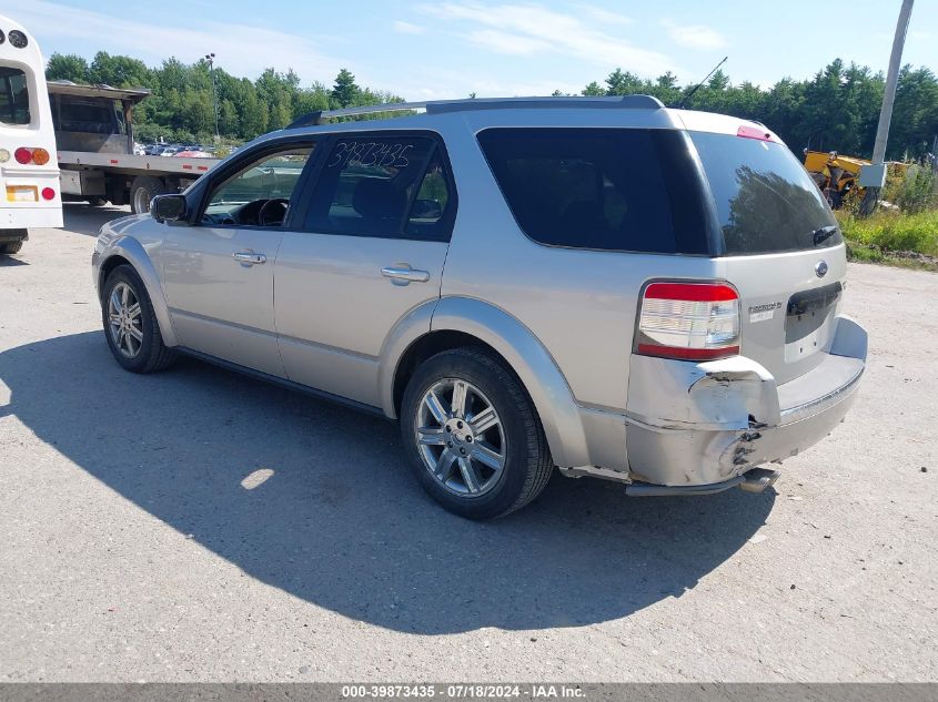 2008 Ford Taurus X Limited VIN: 1FMDK06W78GA23121 Lot: 39873435