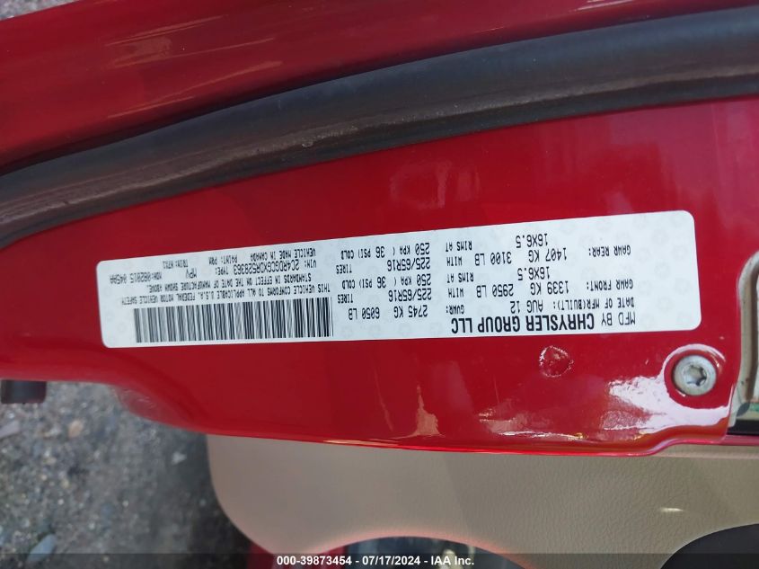 2013 Dodge Grand Caravan Sxt VIN: 2C4RDGCGXDR528363 Lot: 39873454