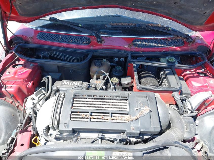2005 Mini Cooper S VIN: WMWRE334X5TD92032 Lot: 39873464