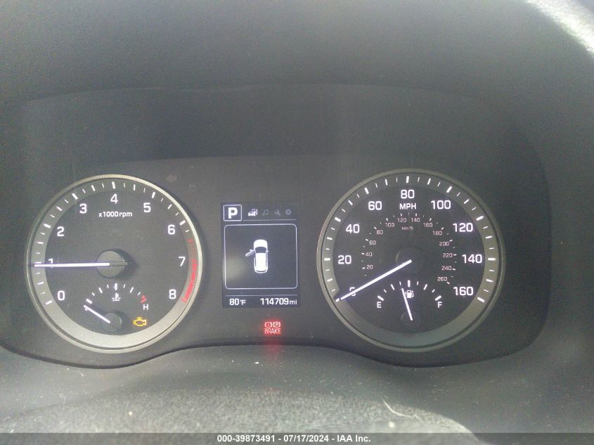 2017 Hyundai Tucson Night VIN: KM8J3CA2XHU479069 Lot: 39873491