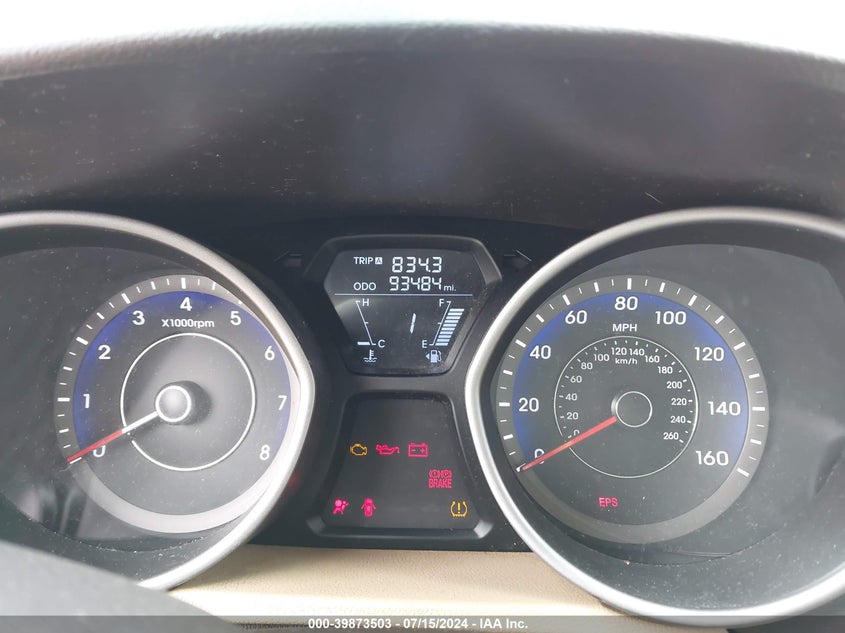 2012 Hyundai Elantra Gls (Ulsan Plant) VIN: KMHDH4AE8CU367345 Lot: 39873503