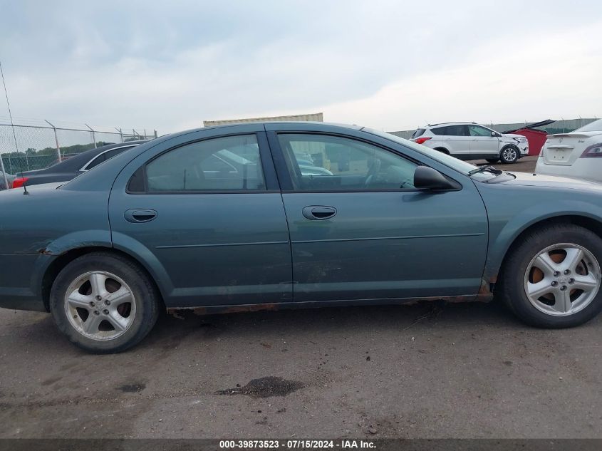 2006 Dodge Stratus Sxt VIN: 1B3EL46X16N243421 Lot: 39873523