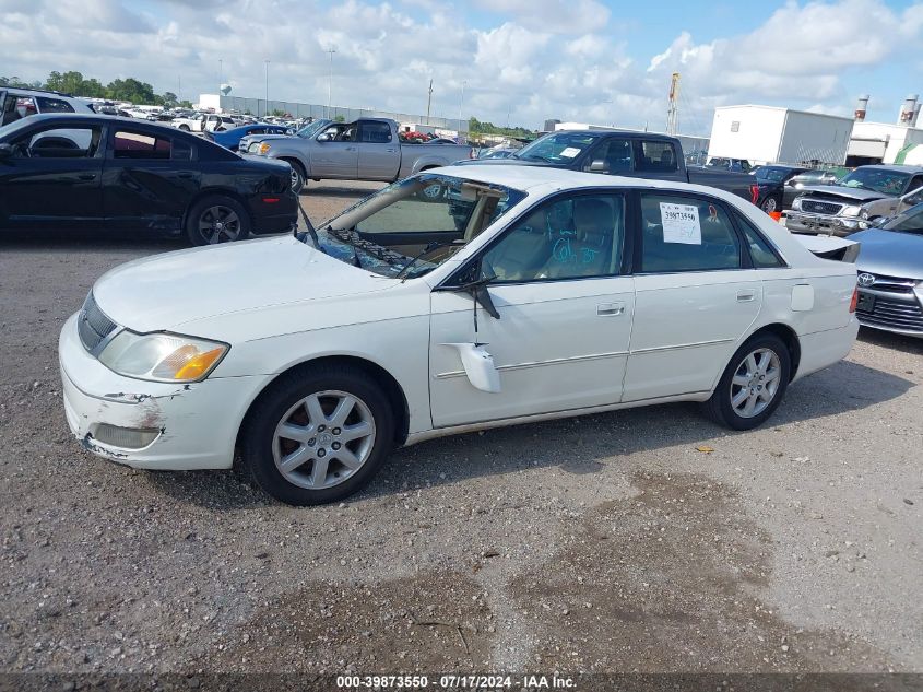 2001 Toyota Avalon Xls VIN: 4T1BF28B51U125302 Lot: 39873550