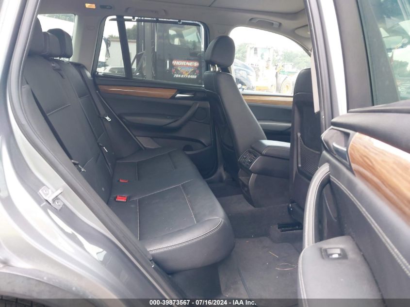 2013 BMW X3 xDrive28I VIN: 5UXWX9C5XD0D09094 Lot: 39873567