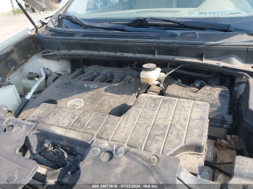 2009 Nissan Murano Le VIN: JN8AZ18W99W207705 Lot: 39873616