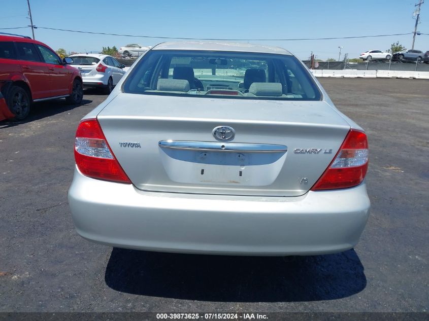 2003 Toyota Camry Le V6 VIN: 4T1BF30K93U046154 Lot: 39873625