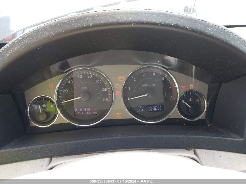 2009 Jeep Grand Cherokee Limited VIN: 1J8HR58T69C500480 Lot: 39873643