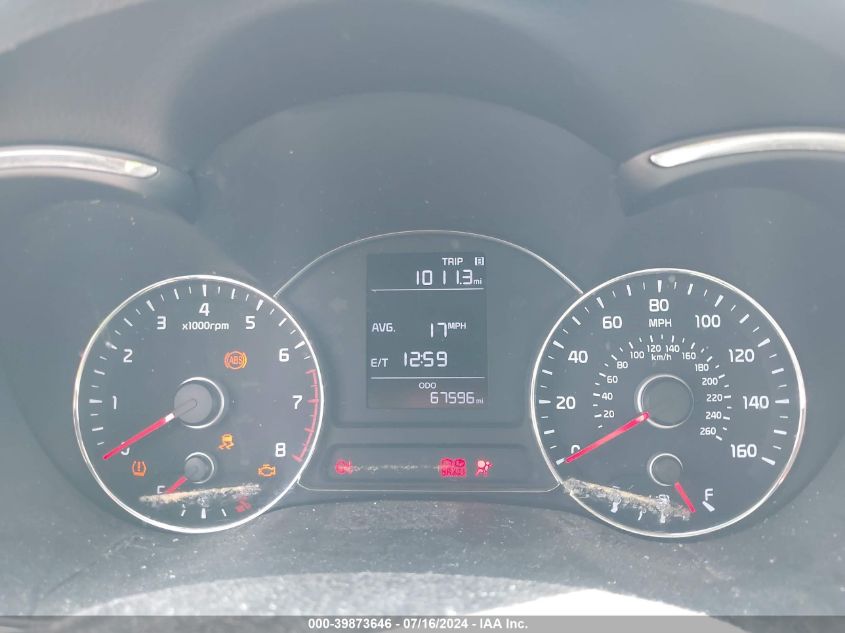 2017 Kia Forte Lx VIN: 3KPFK4A76HE020778 Lot: 39873646