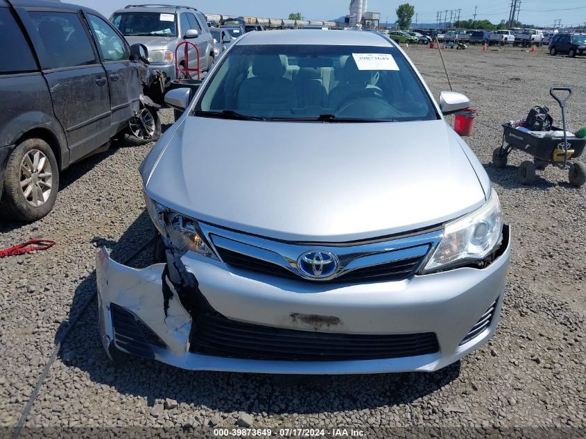 4T1BD1FK7CU013414 2012 Toyota Camry Hybrid Le