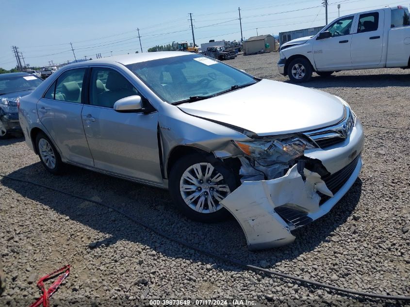 4T1BD1FK7CU013414 2012 Toyota Camry Hybrid Le